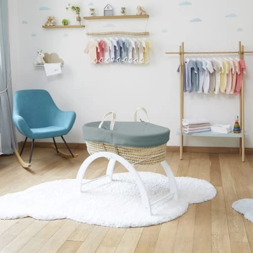 Premiers Moments Lits Bébé Couffin Bébé - Velours De Coton Bio - Couleur Forêt 4 Premiers Moments Lits Bébé Couffin Bébé - Velours De Coton Bio - Couleur Forêt – Image 2