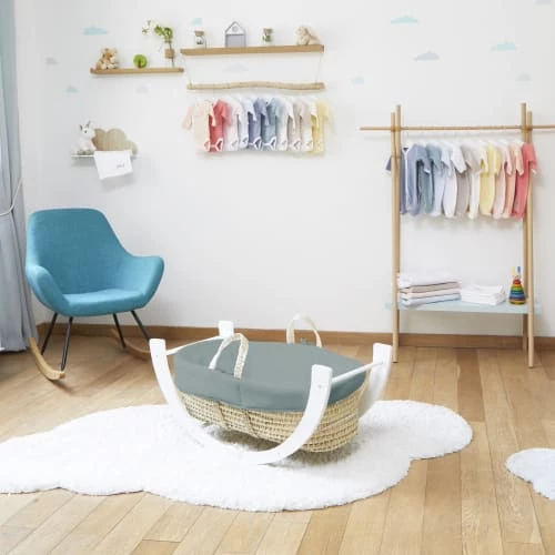 Premiers Moments Lits Bébé Couffin Bébé - Velours De Coton Bio - Couleur Forêt 5 Premiers Moments Lits Bébé Couffin Bébé - Velours De Coton Bio - Couleur Forêt – Image 3