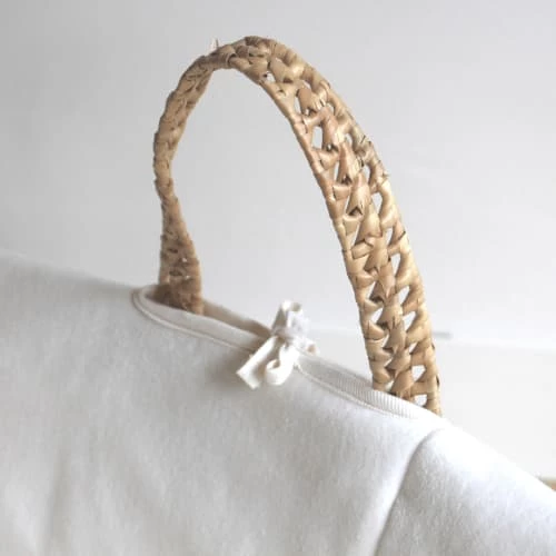 Premiers Moments Lits Bébé Couffin Bébé - Velours De Coton Bio - Couleur Nuage 7 Premiers Moments Lits Bébé Couffin Bébé - Velours De Coton Bio - Couleur Nuage – Image 5