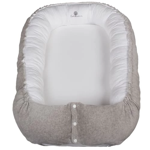 Eveil Et Nature Lits Bébé Couffin Coton Bio Gris 3 Eveil Et Nature Lits Bébé Couffin Coton Bio Gris