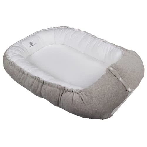 Eveil Et Nature Lits Bébé Couffin Coton Bio Gris 4 Eveil Et Nature Lits Bébé Couffin Coton Bio Gris – Image 2
