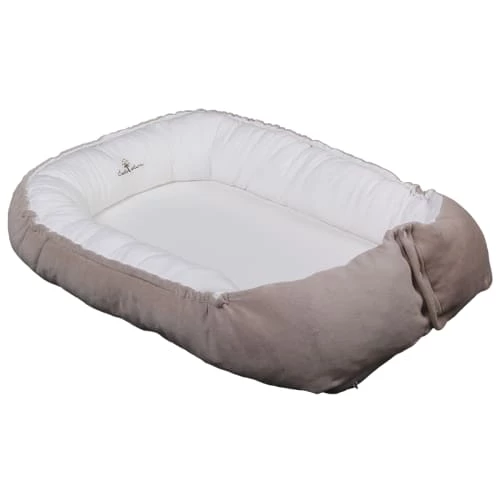 Eveil Et Nature Lits Bébé Couffin Coton Bio Taupe 4 Eveil Et Nature Lits Bébé Couffin Coton Bio Taupe – Image 2