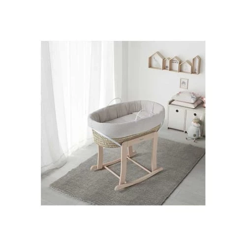 Micuna Lits Bébé Couffin En Fibres Naturelles Sable Et Nature Beige 5 Micuna Lits Bébé Couffin En Fibres Naturelles Sable Et Nature Beige – Image 3