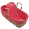 Eveil Et Nature Lits Bébé Couffin Et Sa Chanceliére Coton Bio Corail -Lits bébé Soldes couffin et sa chanceliere coton bio corail