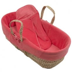 Eveil Et Nature Lits Bébé Couffin Et Sa Chanceliére Coton Bio Corail