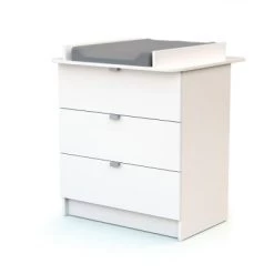 Webaby Lits Bébé Duo Lit Bébé Et Commode Blanc -Lits bébé Soldes duo lit bebe et commode blanc 4