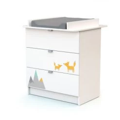 Webaby Lits Bébé Duo Lit Bébé Et Commode Blanc -Lits bébé Soldes duo lit bebe et commode blanc 9