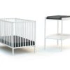 Webaby Lits Bébé Duo Lit Bébé Et Table à Langer Blanc -Lits bébé Soldes duo lit bebe et table a langer blanc