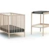Webaby Lits Bébé Duo Lit Bébé Et Table à Langer Hêtre Brut -Lits bébé Soldes duo lit bebe et table a langer hetre brut