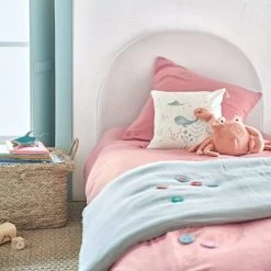 Maisons Du Monde Têtes De Lits Et Accessoires De Lits Enfants Housse De Tête De Lit 90 En Gaze De Coton Bio Grise 12 Maisons Du Monde Têtes De Lits Et Accessoires De Lits Enfants Housse De Tête De Lit 90 En Gaze De Coton Bio Grise -Lits bébé Soldes housse de tete de lit 90 en gaze de coton bio grise 1000 11 27 215605 5