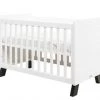 Bopita Lits Bébé Lit 60x120 Blanc/noir En MDF Et Hêtre 1 Bopita Lits Bébé Lit 60x120 Blanc/noir En MDF Et Hêtre -Lits bébé Soldes lit 60x120 blanc noir en mdf et hetre