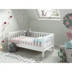Vipack Lits Bébé Lit 70x140 Sommier Inclus Blanc -Lits bébé Soldes lit 70x140 sommier inclus blanc 6