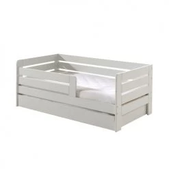 Vipack Lits Bébé Lit 70x140 Sommier Tiroir Inclus Blanc