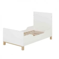 Galipette Lits Bébé Lit à Barreaux En Bois Blanc 70x140 Avec Pans 140 Cm -Lits bébé Soldes lit a barreaux en bois blanc 70x140 avec pans 140 cm 2