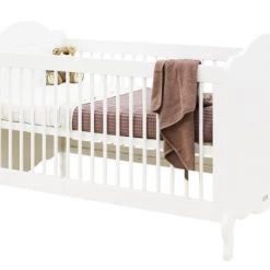 Bopita Lits Bébé Lit Banquette 70x140 Blanc En MDF -Lits bébé Soldes lit banquette 70x140 blanc en mdf 2