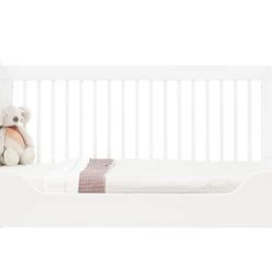 Bopita Lits Bébé Lit Banquette 70x140 Blanc En MDF -Lits bébé Soldes lit banquette 70x140 blanc en mdf 5