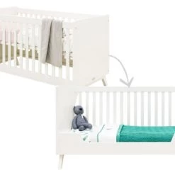 Bopita Lits Bébé Lit Banquette 70x140 Blanc En MDF Et Hêtre 11 Bopita Lits Bébé Lit Banquette 70x140 Blanc En MDF Et Hêtre -Lits bébé Soldes lit banquette 70x140 blanc en mdf et hetre 3