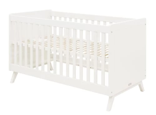 Bopita Lits Bébé Lit Banquette 70x140 Blanc En MDF Et Hêtre 3 Bopita Lits Bébé Lit Banquette 70x140 Blanc En MDF Et Hêtre