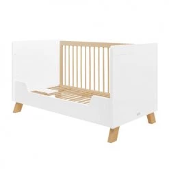 Bopita Lits Bébé Lit Banquette évolutif 70x140 Blanc Naturel -Lits bébé Soldes lit banquette evolutif 70x140 blanc naturel 2
