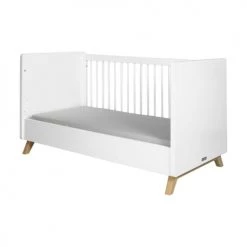 Bopita Lits Bébé Lit Banquette évolutif 70x140 Blanc Naturel -Lits bébé Soldes lit banquette evolutif 70x140 blanc naturel 8
