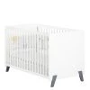 BabyPrice Lits Bébé Lit Bébé 120 X 60 En Bois Blanc -Lits bébé Soldes lit bebe 120 x 60 en bois blanc 4