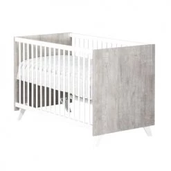 BabyPrice Lits Bébé Lit Bébé 120x60 En Bois Gris Foncé 8 BabyPrice Lits Bébé Lit Bébé 120x60 En Bois Gris Foncé -Lits bébé Soldes lit bebe 120x60 en bois gris fonce 2