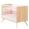 Sauthon Lits Bébé Lit Bébé 120X60 En Bois Marron -Lits bébé Soldes lit bebe 120x60 en bois marron