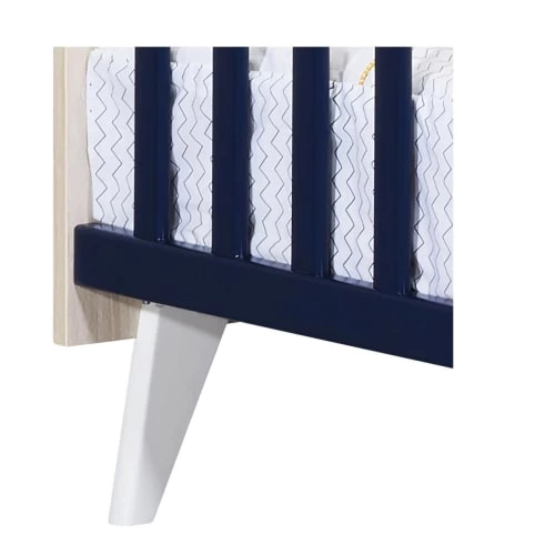 Sauthon Lits Bébé Lit Bébé 120x60 En MDF Bleu Marine 4 Sauthon Lits Bébé Lit Bébé 120x60 En MDF Bleu Marine – Image 2