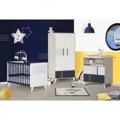 Sauthon Lits Bébé Lit Bébé 120x60 En MDF Bleu Marine 7 Sauthon Lits Bébé Lit Bébé 120x60 En MDF Bleu Marine -Lits bébé Soldes lit bebe 120x60 en mdf bleu marine 2
