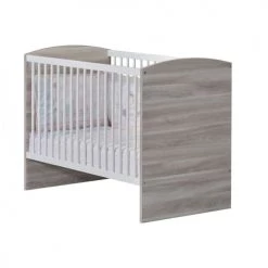 Sauthon Lits Bébé Lit Bebe 120x60 En MDF Gris Foncé -Lits bébé Soldes lit bebe 120x60 en mdf gris fonce 2