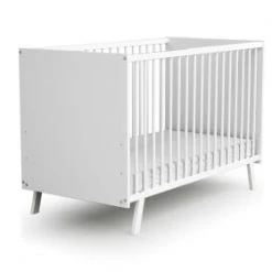 AT4 Lits Bébé Lit Bébé 60x120 Blanc -Lits bébé Soldes lit bebe 60x120 blanc 10
