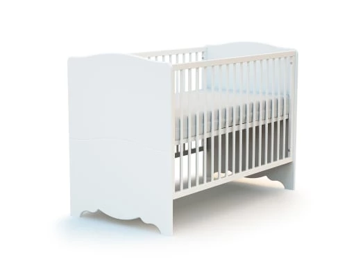 AT4 Lits Bébé Lit Bébé 60x120 Blanc 4 AT4 Lits Bébé Lit Bébé 60x120 Blanc – Image 2