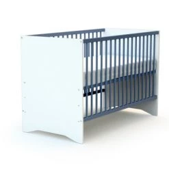 Lits bébé Soldes -Lits bébé Soldes lit bebe 60x120 blanc et bleu 1