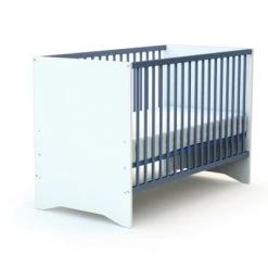 AT4 Lits Bébé Lit Bébé 60x120 Blanc Et Bleu 10 AT4 Lits Bébé Lit Bébé 60x120 Blanc Et Bleu -Lits bébé Soldes lit bebe 60x120 blanc et bleu 2