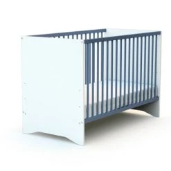 Lits bébé Soldes 38 AT4 Lits Bébé Lit Bébé 60x120 Blanc Et Bleu