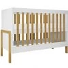 Nateo Concept Lits Bébé Lit Bébé 60x120 Blanc Et Chêne 2 Nateo Concept Lits Bébé Lit Bébé 60x120 Blanc Et Chêne -Lits bébé Soldes lit bebe 60x120 blanc et chene 3