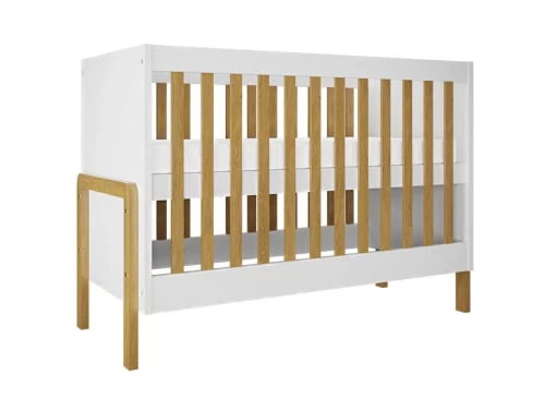 Nateo Concept Lits Bébé Lit Bébé 60x120 Blanc Et Chêne 3 Nateo Concept Lits Bébé Lit Bébé 60x120 Blanc Et Chêne