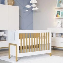 Nateo Concept Lits Bébé Lit Bébé 60x120 Blanc Et Chêne 7 Nateo Concept Lits Bébé Lit Bébé 60x120 Blanc Et Chêne -Lits bébé Soldes lit bebe 60x120 blanc et chene 5