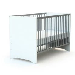 AT4 Lits Bébé Lit Bébé 60x120 Blanc Et Gris 10 AT4 Lits Bébé Lit Bébé 60x120 Blanc Et Gris -Lits bébé Soldes lit bebe 60x120 blanc et gris 2