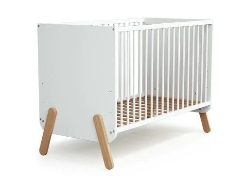 AT4 Lits Bébé Lit Bébé 60x120 Blanc Et Hêtre 6 AT4 Lits Bébé Lit Bébé 60x120 Blanc Et Hêtre – Image 4