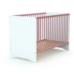 AT4 Lits Bébé Lit Bébé 60x120 Blanc Et Rose 12 AT4 Lits Bébé Lit Bébé 60x120 Blanc Et Rose -Lits bébé Soldes lit bebe 60x120 blanc et rose 5