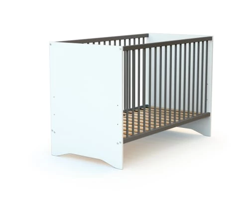 AT4 Lits Bébé Lit Bébé 60x120 Blanc Et Taupe 7 AT4 Lits Bébé Lit Bébé 60x120 Blanc Et Taupe – Image 5