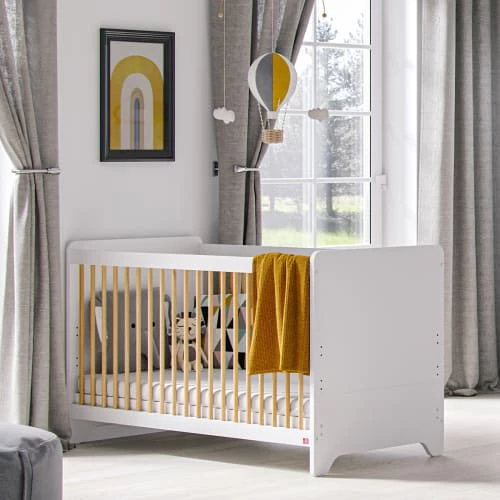 Vox Lits Bébé Lit Bébé 60x120 Blanc Naturel 4 Vox Lits Bébé Lit Bébé 60x120 Blanc Naturel – Image 2