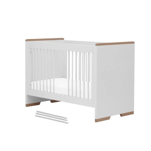 Pinio Lits Bébé Lit Bébé 60x120 Blanc Naturel 3 Pinio Lits Bébé Lit Bébé 60x120 Blanc Naturel