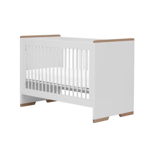 Pinio Lits Bébé Lit Bébé 60x120 Blanc Naturel 4 Pinio Lits Bébé Lit Bébé 60x120 Blanc Naturel – Image 2