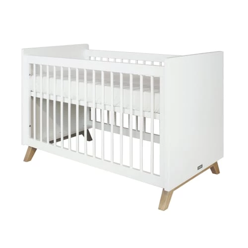 Bopita Lits Bébé Lit Bébé 60x120 Blanc Naturel 4 Bopita Lits Bébé Lit Bébé 60x120 Blanc Naturel – Image 2