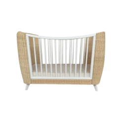 Lits bébé Soldes 11 Lignea Kids Lits Bébé Lit Bébé 60x120 Cm Bois Et Rotin Luxe