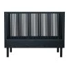 Lignea Kids Lits Bébé Lit Bébé 60x120 Cm Bois Noir -Lits bébé Soldes lit bebe 60x120 cm bois noir