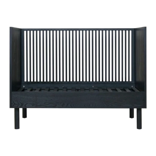 Lignea Kids Lits Bébé Lit Bébé 60x120 Cm Bois Noir 5 Lignea Kids Lits Bébé Lit Bébé 60x120 Cm Bois Noir – Image 3