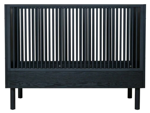 Lignea Kids Lits Bébé Lit Bébé 60x120 Cm Bois Noir 6 Lignea Kids Lits Bébé Lit Bébé 60x120 Cm Bois Noir – Image 4